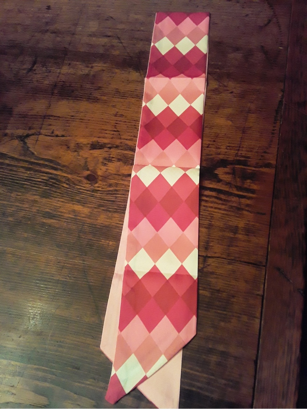 NWT Pink Twilly Argyle “I hope what you strive for will finally be as you wish”